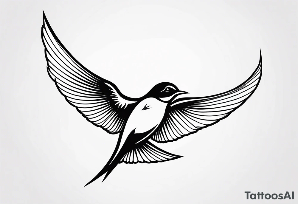 Swallow tattoo idea