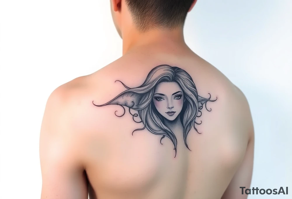 Small sister tattoo idea