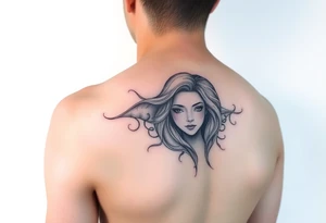 Small sister tattoo idea
