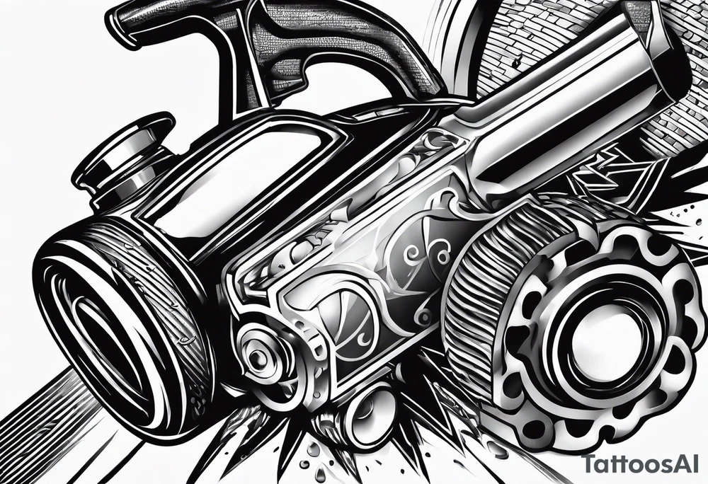 Weld,sparks,power tools tattoo idea