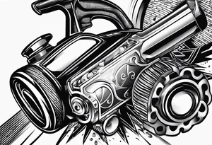 Weld,sparks,power tools tattoo idea