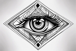 eye flash sheet tattoo idea