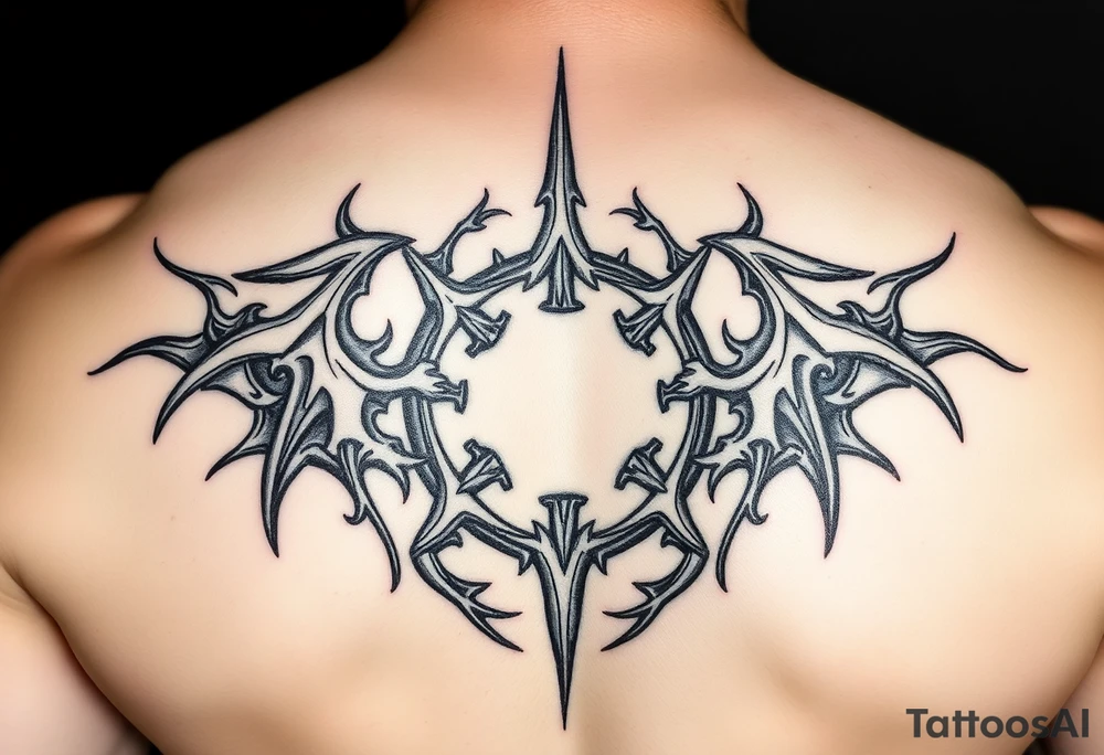 Symbol of chaos tattoo idea