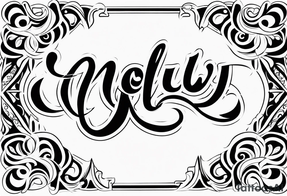 Noluv tattoo idea