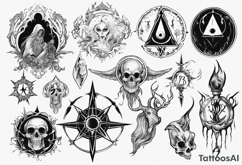wicth necromancer tattoo idea