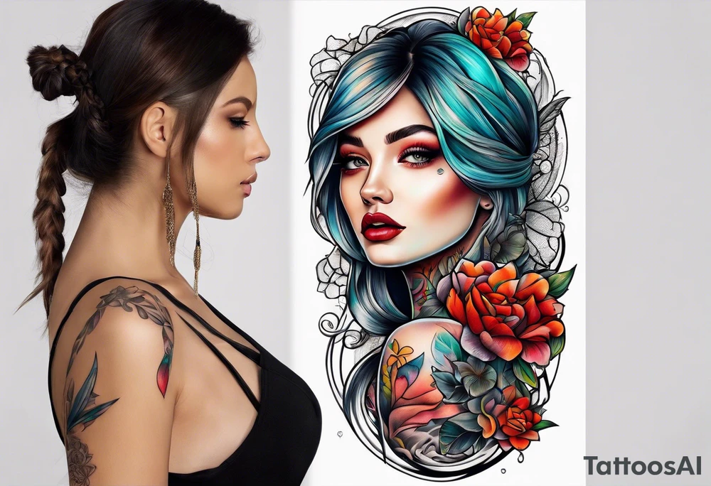 a daughter tattoo tattoo idea