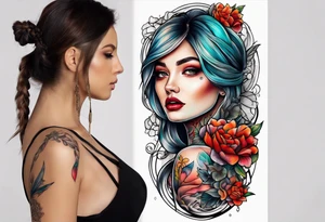 a daughter tattoo tattoo idea
