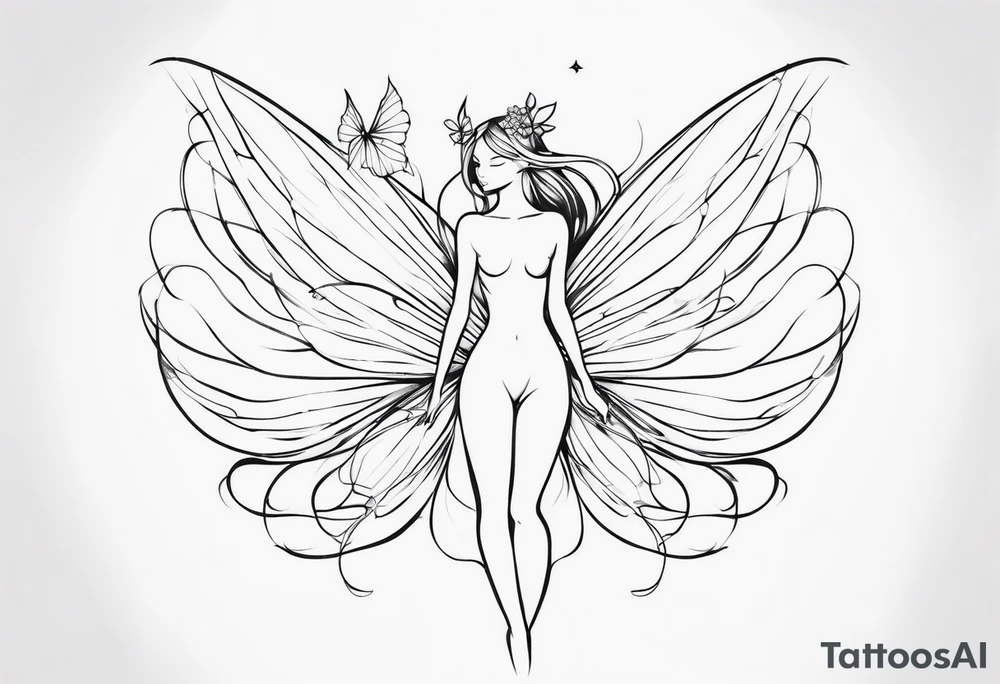 fairy tattoo idea