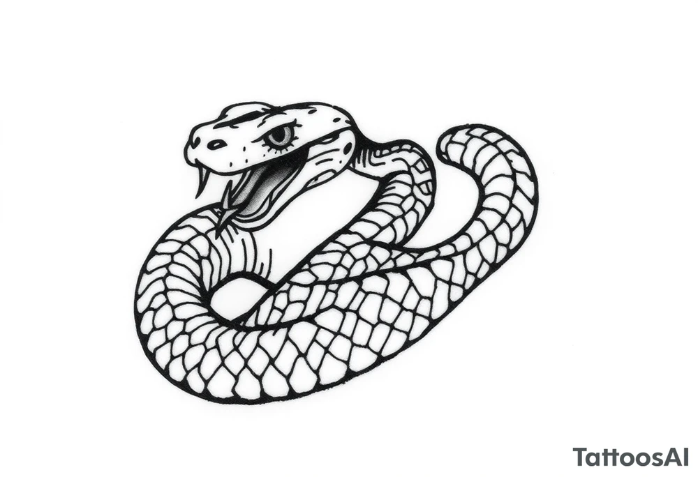 king snake tattoo idea