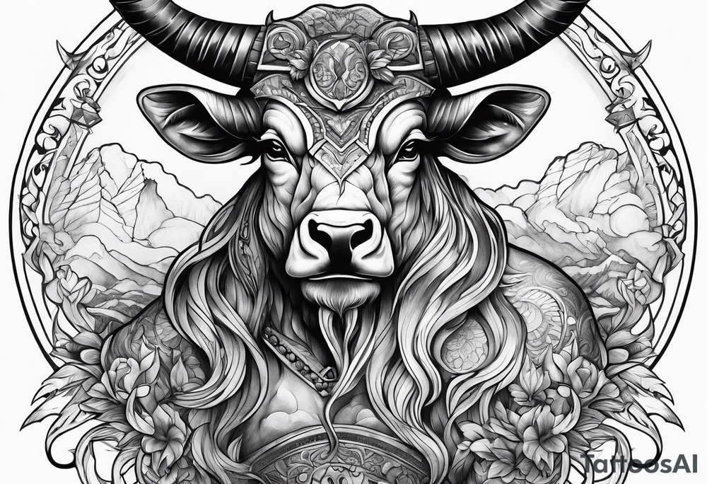 Minotaur tattoo idea