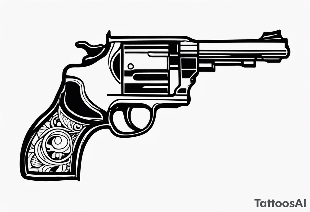 Revolver tattoo idea