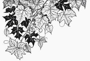 Vine or Ivy tattoo idea