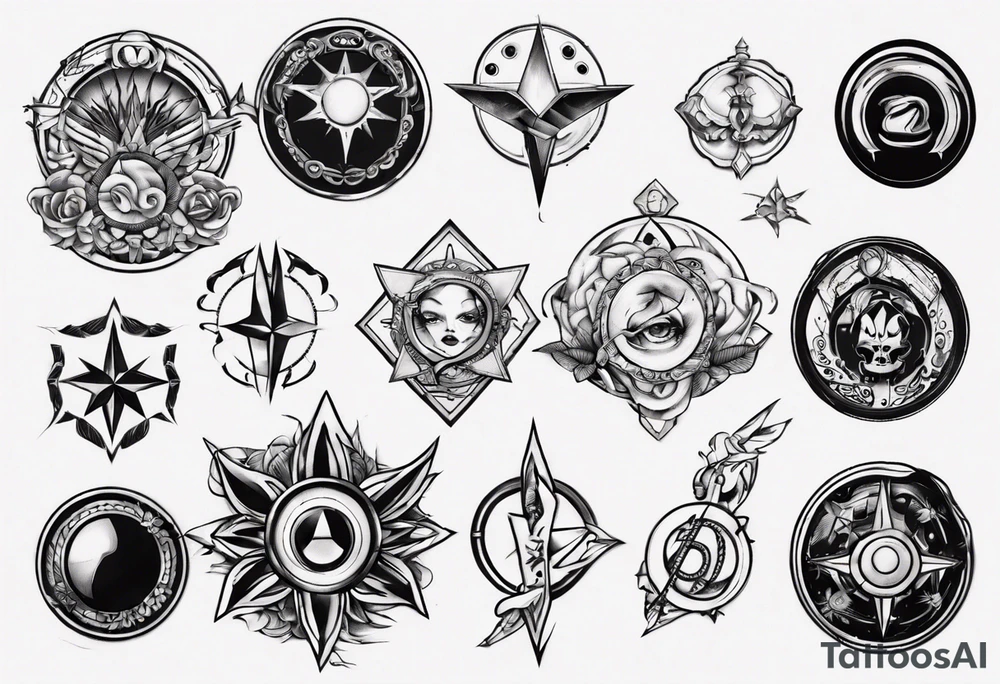 Start sélect button tattoo idea
