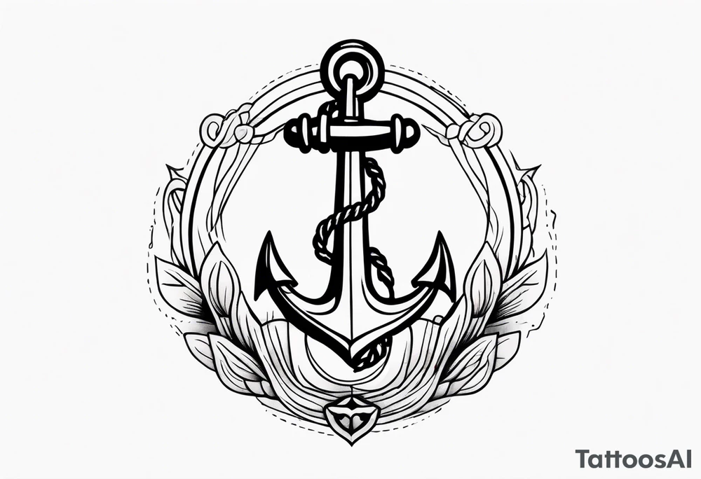 Anchor tattoo idea