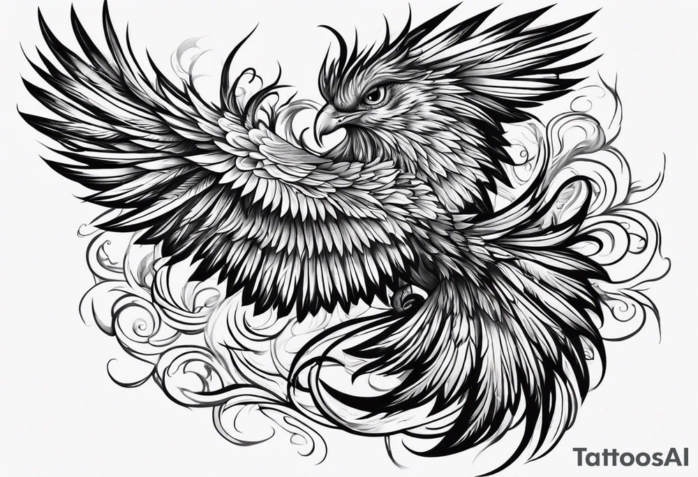 Phoenix tattoo idea