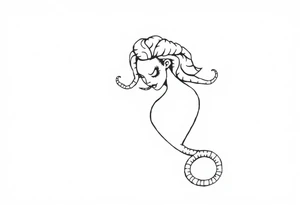 medusa with boobs tattoo idea