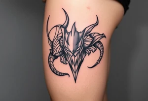GENGAR AND VENOM tattoo idea