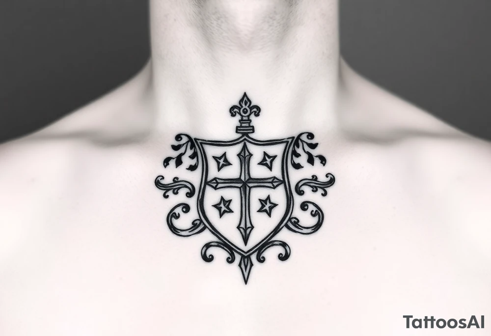 Smith, Irish crest. Mideval style. tattoo idea