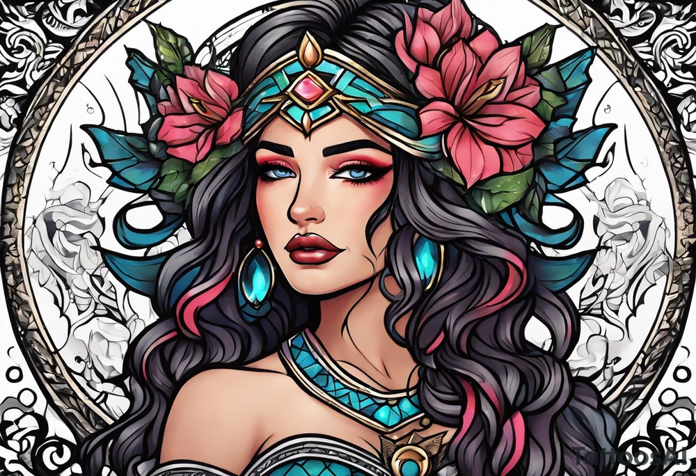 Justicia Goddess . tattoo idea