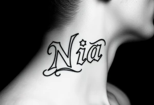 name Nia tattoo idea