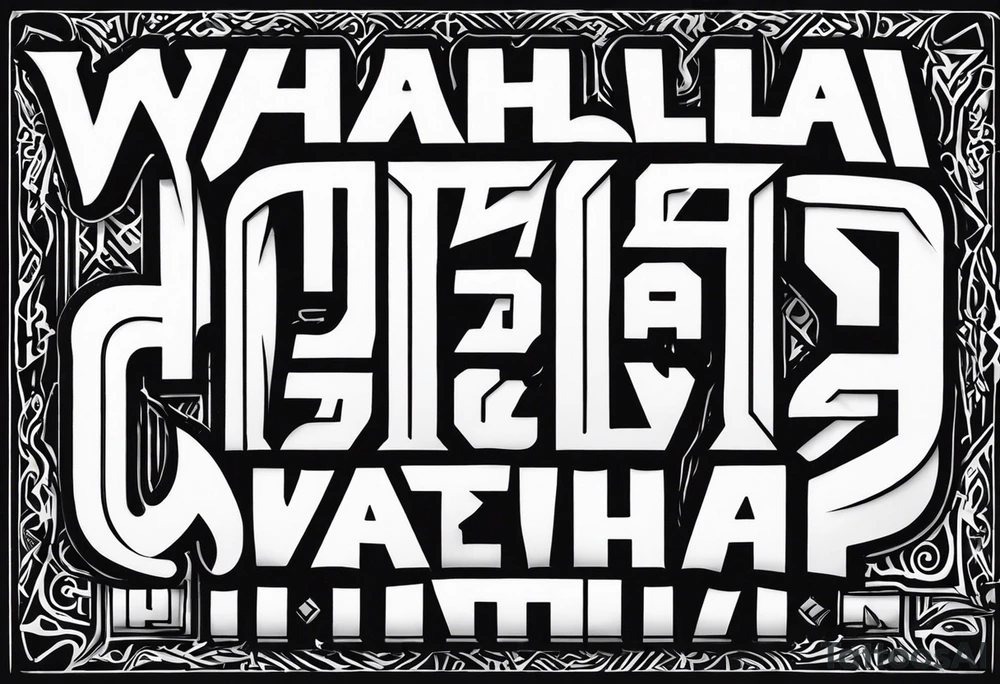Valhalla tattoo idea