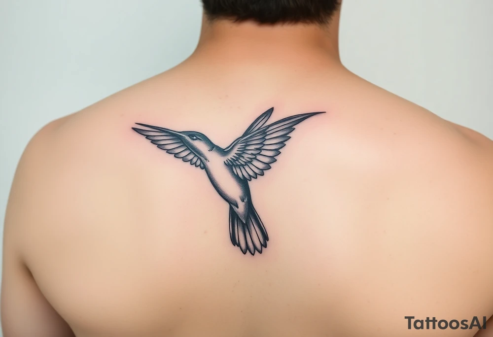 Humming bird tattoo idea