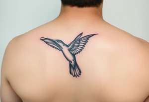 Humming bird tattoo idea