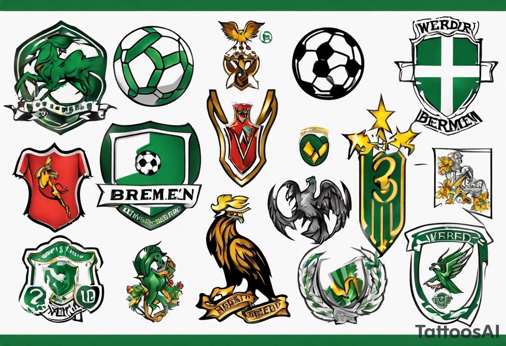 werder bremen fußball tattoo idea