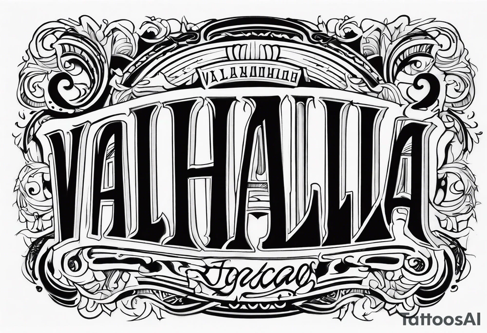 Valhalla tattoo idea