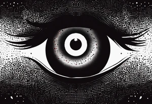 Alucard's eye bleeding tattoo in Hellsing tattoo idea