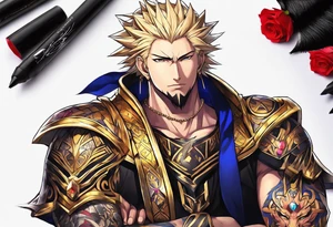 Gilgamesh from fate stay zero tattoo idea