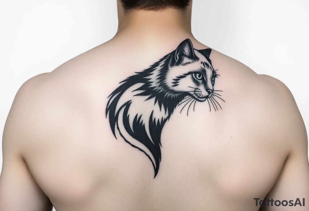Black Cat tattoo idea