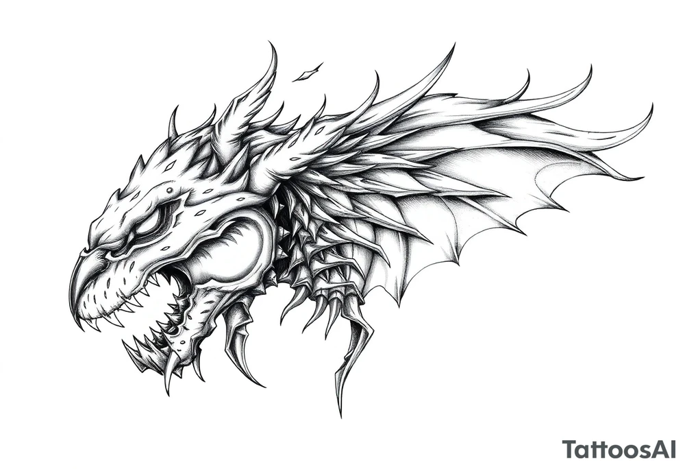 Mysteriöser feenwald tattoo idea