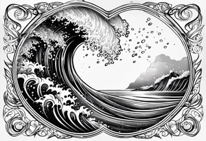 ocean tattoo idea