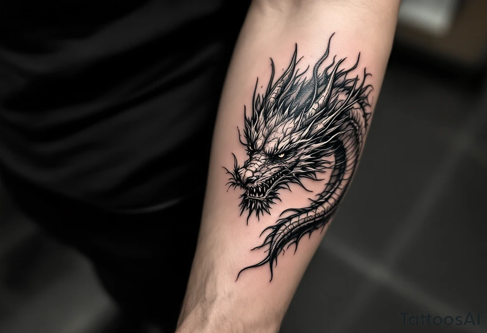 dragon tattoo idea