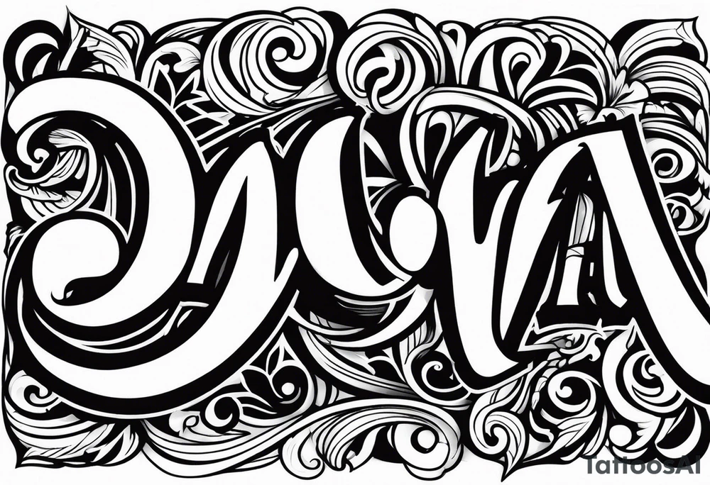 Name David tattoo idea