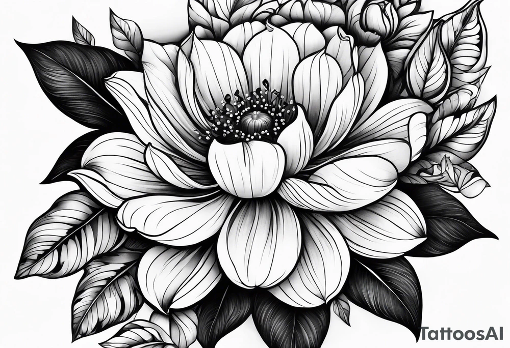 Flower tattoo idea