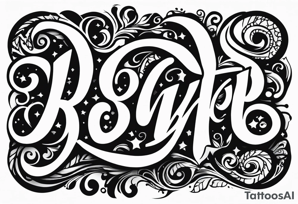 BVP name tattoo idea