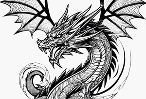 Slifer the sky dragon tattoo idea