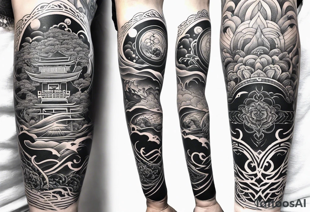 Reincarnation long forearm tattoo tattoo idea