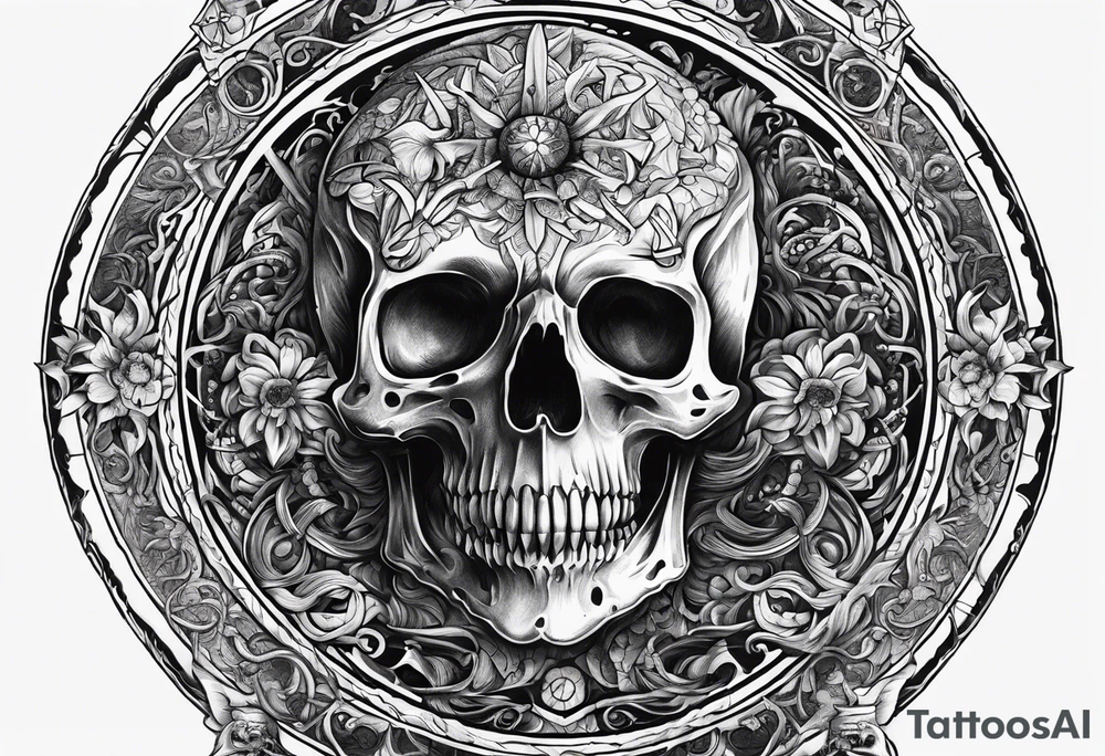 death and beauty, Eldridge horror, astrology tattoo idea