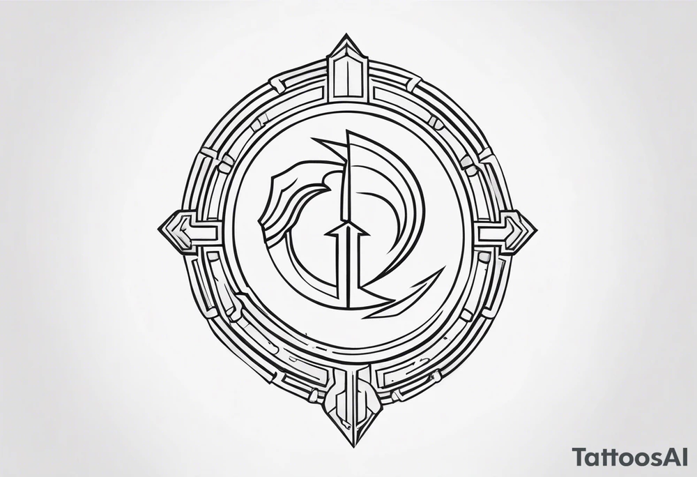 Ancient spartan symbol tattoo tattoo idea