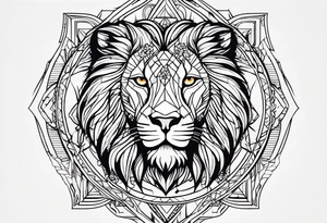 Create a tattoo that shows strength and courage and love tattoo idea