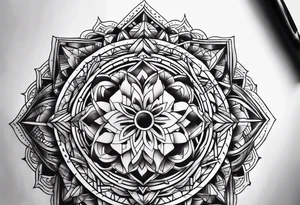 Sleeve on the forearm tattoo idea