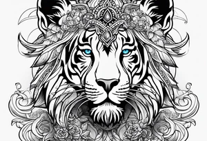 a blue nose tattoo idea