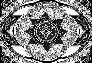Sacred geometry, tattoo idea