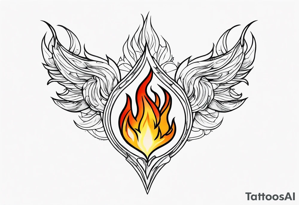 fire tattoo idea
