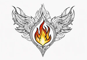 fire tattoo idea
