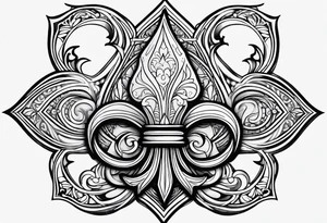 Fleur de lis tattoo idea