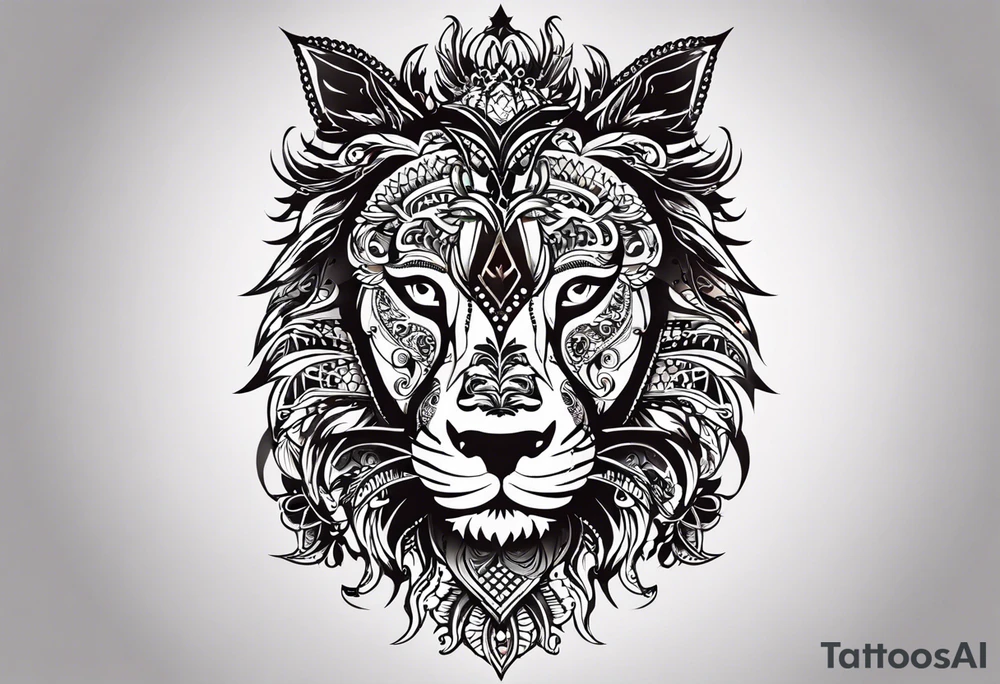 мінімалістичні троянди в поєднанні з абстракцією tattoo idea